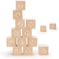 [아마존베스트]Uncle Goose Uppercase Alphablank Blocks - Made in USA