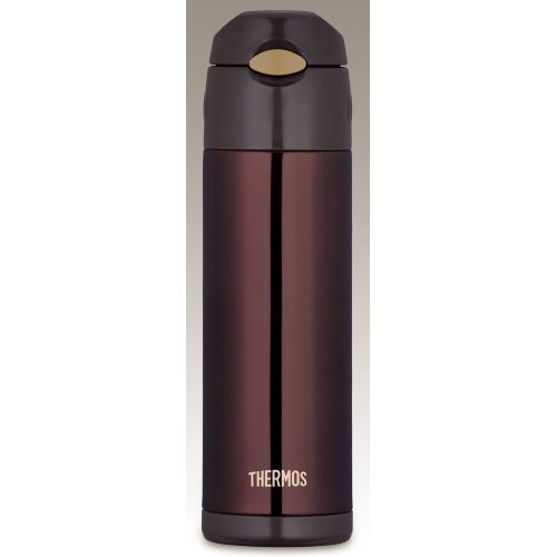 써모스 Thermos THERMOS vacuum insulation straw bottle 0.5L Brown FFI-500 BW