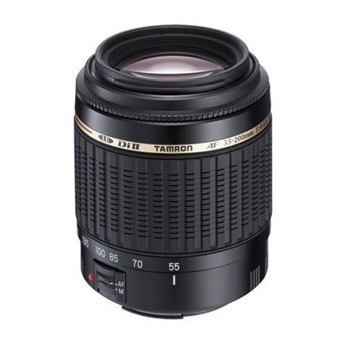 탐론 Tamron Auto Focus 55-200mm F4.0-5.6 Di-II LD Macro Lens for Nikon Digital SLR Cameras (Model A15N)