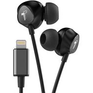 [아마존핫딜][아마존 핫딜] Encased Thore Wired iPhone Headphones with Lightning Connector Earphones - MFi Certified by Apple Earbuds (Black) Wired in Ear w/Remote Microphone Volume (w/Mic) for iPhone XR, XS Max, 11,