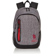FOCO MLB St. Louis Cardinals Mens Heather Grey Bold Color Backpack, Team Color, One Size