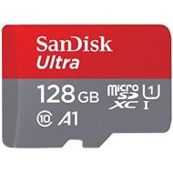 [아마존베스트]SanDisk 128GB Ultra microSDXC UHS-I Memory Card with Adapter - C10, U1, Full HD, A1, Micro SD Card - SDSQUAR-128G-GN6MA