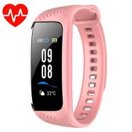 [아마존핫딜]WiMiUS Fitness Armband, Fitness Tracker mit Pulsmesser,IP68 Wasserdicht Smartwatch, 0,96-Zoll Farbbildschirm Aktivitatstracker,Schrittzaehler Uhr Smart Watch Fitness Uhr fuer Damen