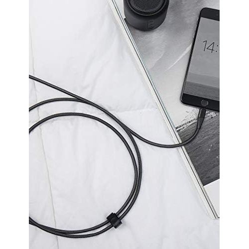 앤커 [아마존 핫딜] [아마존핫딜]Anker Powerline+ II Lightning Cable (6ft), MFi Certified for Flawless Compatibility with iPhone Xs/XS Max/XR/X / 8/8 Plus / 7/7 Plus / 6/6 Plus / 5 / 5S and More(Black)