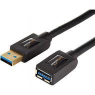 Visit the AmazonBasics Store AmazonBasics USB 3.0 Extension Cable - A-Male to A-Female Extender Cord - 6 Feet (2 Pack)