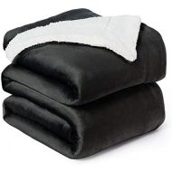 [아마존핫딜][아마존 핫딜] Bedsure Sherpa Fleece Blanket Queen Size Dark Grey Plush Throw Blanket Fuzzy Soft Blanket Microfiber
