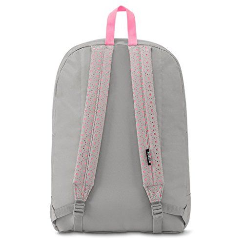  Trans by JanSport Overt 17.5 Laser Lace Backpack - Gray/Pink