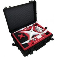 Mc-cases Professional Carrying Case from MC-Cases fits for DJI Phantom 4 pro and professional plus with attached propellers and space for 6 batteries