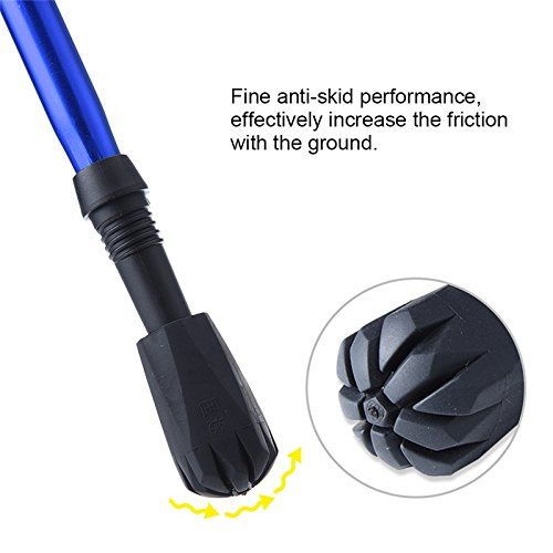  Aneil Trekking Pole Replacement Accessories, Classic Rubber Tip Protector, Walking Rubber Tip Protector, Mud Basket, Connector, Carry Bag