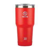 Takeya Actives Insulated Stainless Tumbler with Flip Lid, 30oz, Fire