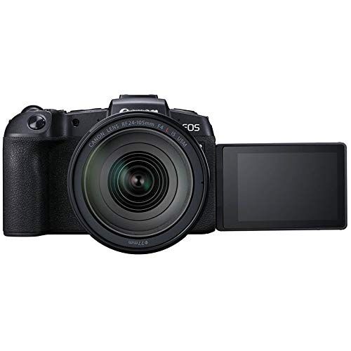 캐논 Canon EOS RP Full-Frame Mirrorless Digital Camera Body with RF 24-105mm F4 L is USM Lens Kit and Deco Gear Photo Video Pro Backpack Case Extra Battery Microphone and 72 Monopod Bun