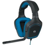 Logitech G430 7.1 DTS Headphone: X and Dolby Surround Sound Gaming Headset for PC, Playstation 4  On-Cable Controls  Sports-Performance Ear Pads  Rotating Ear Cups  Light Weigh