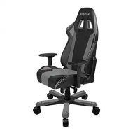 DXRacer King Series Big and Tall Chair DOH/KS06/NG Racing Bucket Seat Office Chair Gaming Chair Ergonomic Computer Chair Esports Desk Chair Executive Chair Furniture with Pillows (