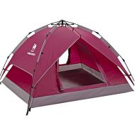 SGXDM Zelt im Freien 3-4 Personen vollautomatische Verdickung Regen Doppelschicht Outdoor Camping 2 Personen Zelt Campingausruestung