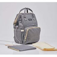 IINFANTOLOGY Baby Diaper Bag - Multi Function Backpack (Grey)