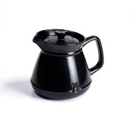 Ceramic Tea Kettle Stove Top by Xtrema - 2.5 Quart Retro Tea Pot with Lid - Midnight Black
