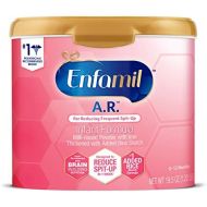Enfamil A.R. Infant Formula - Clinically Proven to Reduce Spit-Up in 1 week - Reusable Powder Tub, 19.5 oz Omega 3 DHA & Iron, Thickened with Rice Starch(Package May Vary)