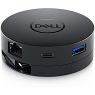 상세설명참조 New Dell Mobile USB-C DA300 to HDMI/VGA/Ethernet/USB 4K Adapter Compatible with Latitude 7390 7389 XPS 13 9370 13 9365 XPS 9575 9570
