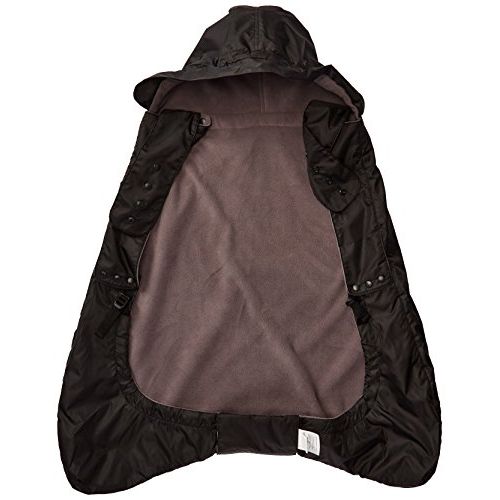 에르고베이비 Ergobaby Fleece Lined Baby Carrier Winter Weather Cover, Black