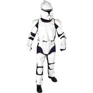 Rubie%27s Deluxe Clone Trooper Adult Costume (Standard, Up to Size 44 Jacket)