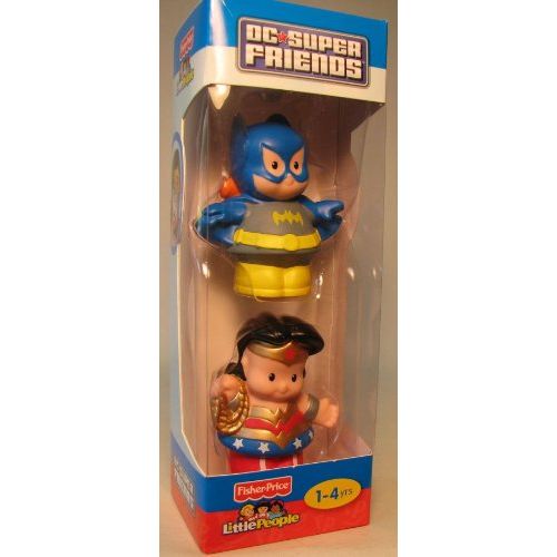 피셔프라이스 Fisher-Price Little People DC-Super Friends - Batman + Wonder Woman