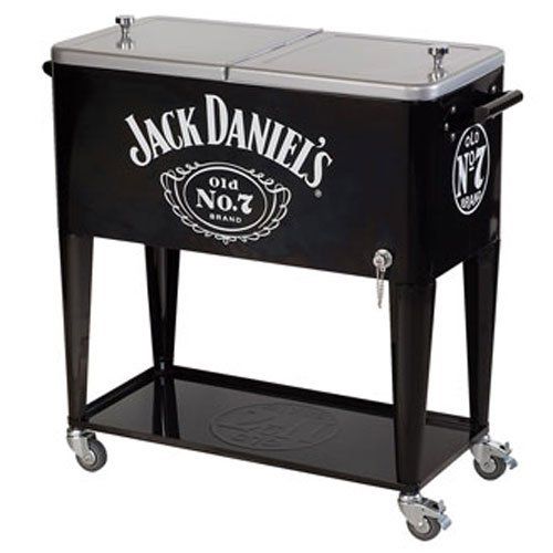  Fred Jack Daniels 80-Qt. Rolling Party Ice Cooler