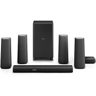 Philips CSS5530B37 Zenit Cinema Speakers (Black)