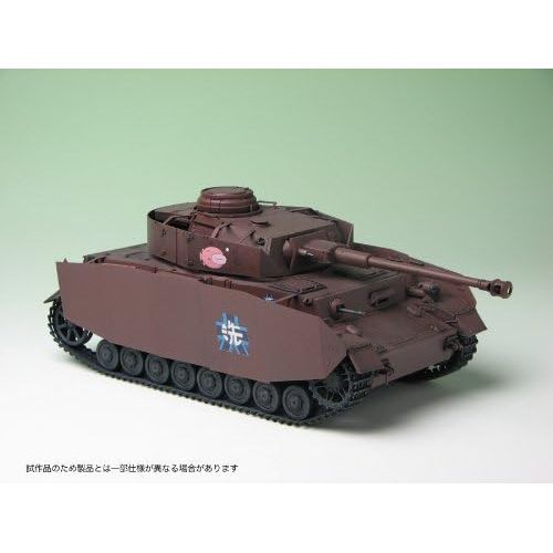  Platz Pz.Kpfw IV Ausf. D H Type Spec, Ankou-San Team Version from Anime TV Series of Girls und Panzer Kit, 1:35 Scale