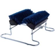Carlisle 4042414 Commercial Boot N Shoe Brush Scraper with Chrome Plated Steel Frame, Blue