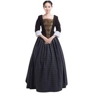 CosplayDiy Womens Dress for Outlander Jenny Fraser Murray Cosplay Costume Dress