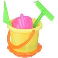 [아마존베스트]McToy Educational Products - 6 Piece Sandbox Beach Set - Bucket, Shovel & more... [Toy] - Sandbox Beach set includes 6 pieces