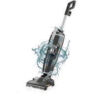 COSTWAY Vacuum and Steam Mop All in One, Compact Bagless 14Kpa Wet-Dry Vacuum Cleaner with HEPA Filtration, Cord Rewind and Comfort Handle, Steam Upright Vac for Hardwood, Tile Flo