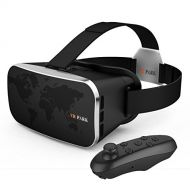 TSANGLIGHT 3D VR Headset Virtual Reality Glasses for iPhone X 8 7 6 6S Plus Samsung Galaxy S8 S7 S6 Edge A3 J7& Other 4.7-6.0 Phones