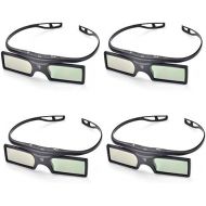 [아마존베스트]PERGEAR 4xG15-DLP 144Hz 3D DLP-Link Active Glasses for Optoma/BenQ/Acer/LG Projector