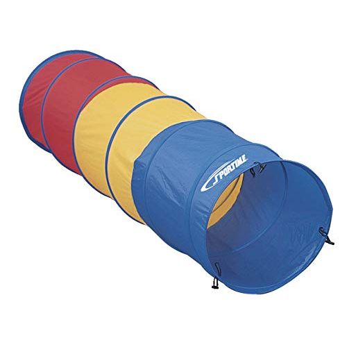  Abilitations Nylon SuperCrawl Tunnel with Closed Toggles and Storage Bag - 20 inches x 6 foot