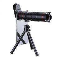 ALXDR 32X Zoom Telescope Clip On Mobile Phone with Flexible Tripod for iPhone Samsung XIAOMI Smartphones with Single or Dual Camera