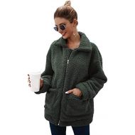 [아마존핫딜][아마존 핫딜] YYW SONGANG Jackets for Women,Casual Fleece Fuzzy Faux Shearling Warm Winter Oversized Outwear Jackets Shaggy Coat