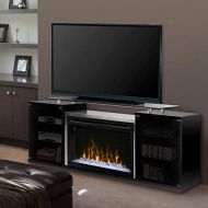 DIMPLEX Marana Media Console Electric Fireplace Acrylic Ember Bed Black/1500
