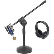Blue Bluebird SL Studio Condenser Recording Microphone Mic+Headphones+Boom Stand