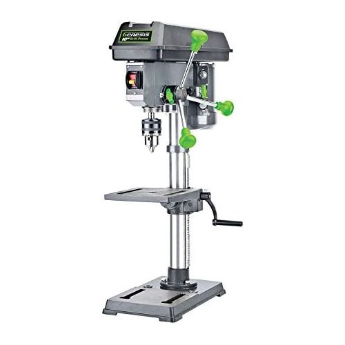 GENESIS Genesis GDP1005A 10 5-Speed 4.1 Amp Drill Press with 58 Chuck, with Integrated work light and Table that Rotates and Tilts