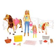 Mattel Barbie Hugs N Horses Playset, Blonde