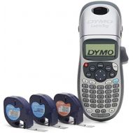 [아마존베스트]DYMO Label Maker with 3 Bonus Labeling Tapes | LetraTag 100H Handheld Label Maker & LT Label Tapes, Easy-to-Use, Great for Home & Office Organization