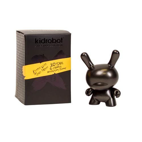 키드로봇 Kidrobot 10th Anniversary 3-inch Dunny Vinyl Figure - Black