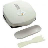 George Foreman GR10AWHTGFSP3 Foreman Champ Grill with Bonus 3-Pack of Grill Sponges, White