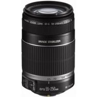 Canon EF-S 55-250mm f4-5.6 IS Image Stabilizer Telephoto Zoom Lens - International Version (No Warranty)
