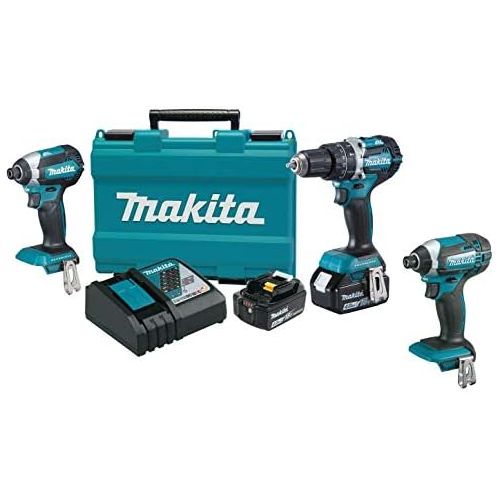  Makita XT269M 18V LXT Lithium-Ion Brushless Cordless 2-Pc. Combo Kit (4.0Ah) & Makita XDT11Z 18V LXT Lithium-Ion Cordless Impact Driver (Tool Only)