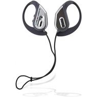 Pyle PWBH18SL Water Resistant Bluetooth Streaming Wireless Headphones with Built-in Microphone, Silver