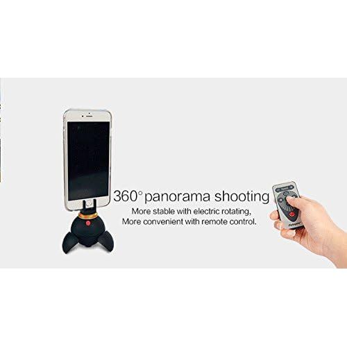 폴라로이드 Polaroid Rechargeable Panorama Eyeball Head w/Remote Control 360º Rotation  Includes Attachments for GoPro Action Cameras, Bluetooth Devices, Smartphones & Tripod Mounted Cameras