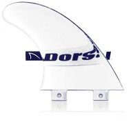 Dorsal Performance Flexrez Core Surfboard Twin Surf Fins (2) FCS Compatible Clear