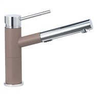 Blanco 441620 Alta Compact 1.8 GPM Kitchen Sink Faucet with Pull Out Spray, Truffle/Chrome